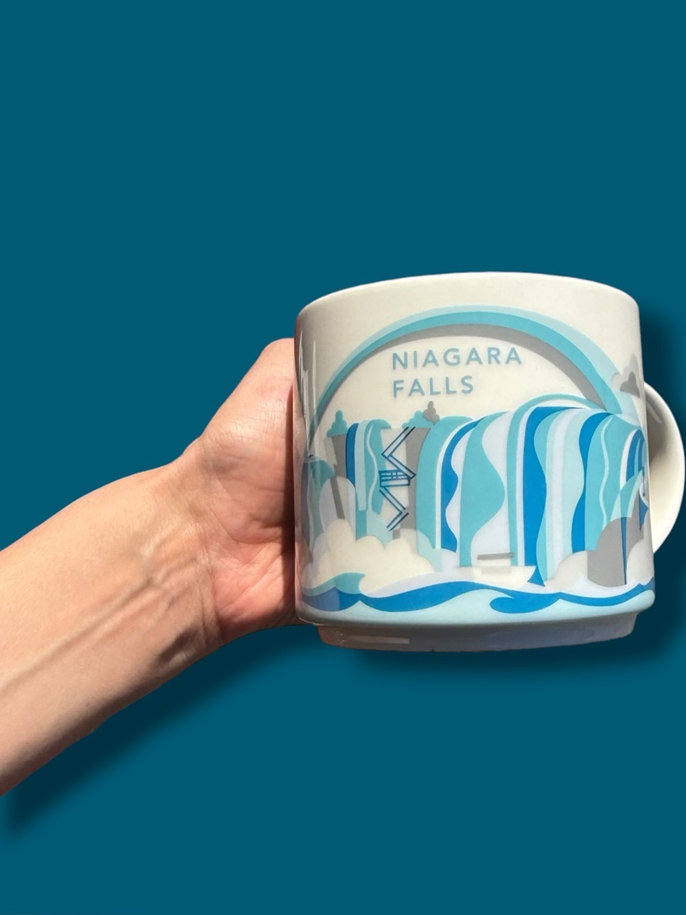 Starbucks Niagara Falls  Mug in Blue and White